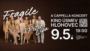 so 9. 5. 2026 19:00 Fragile & Peter Lipa