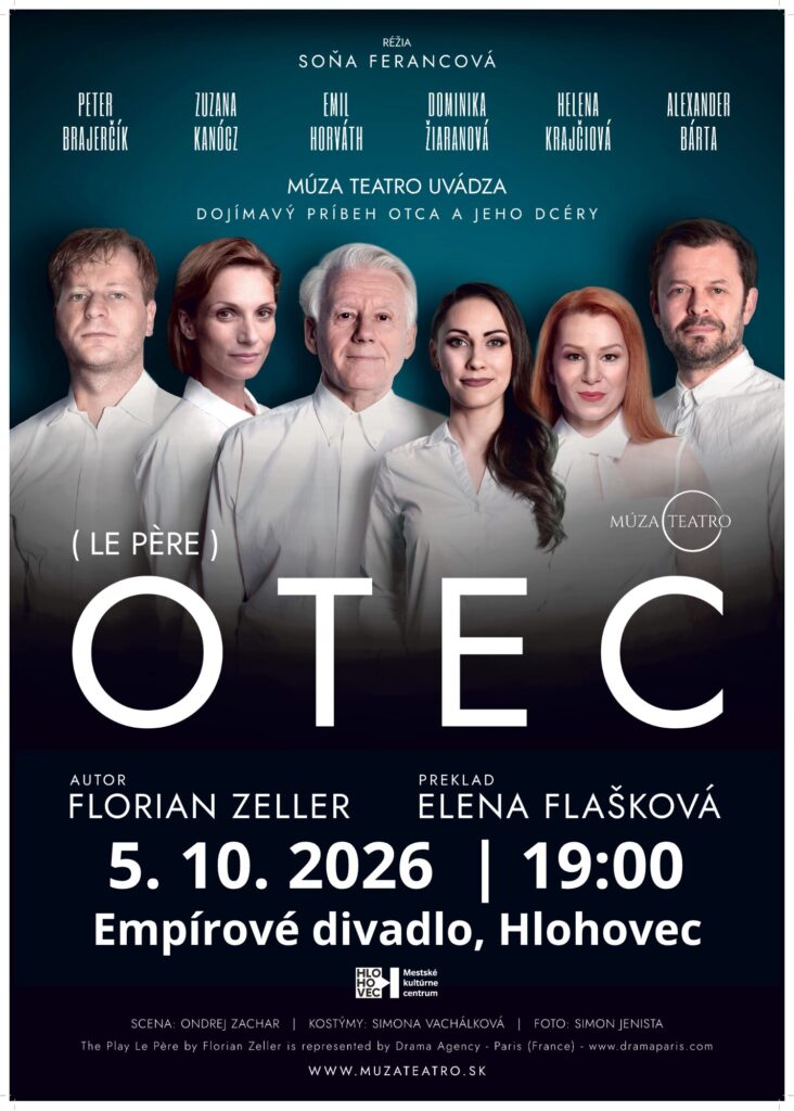 Plagát divadelného predstavenia Otec