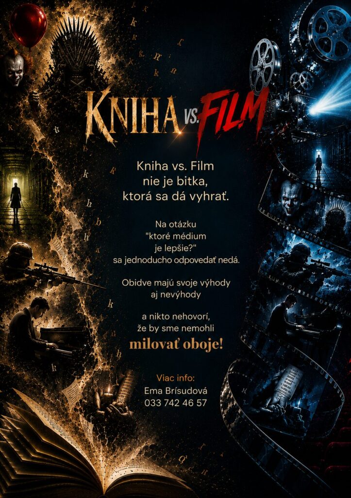 Plagát: Kniha vs. Film