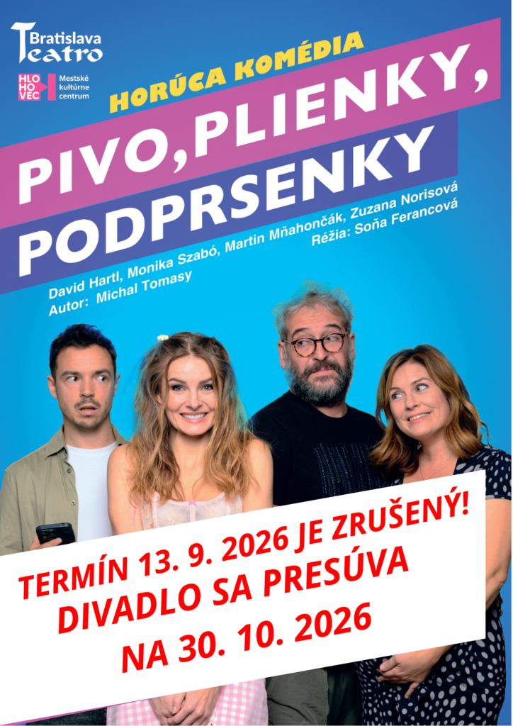 Plagát komédie Pivo, plienky, podprsenky