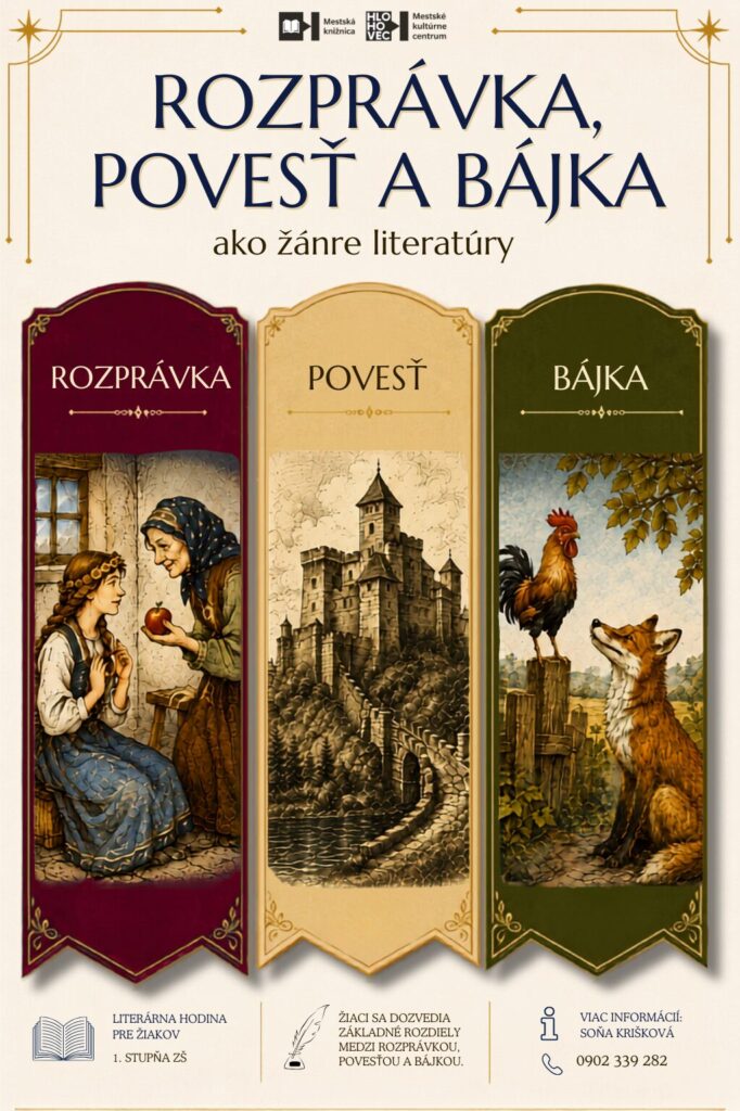 Plagát: Rozprávka, povesť, bájka